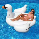 Swimline Giant Inflatable Ride-On 75-Inch Swan Float For Swimming Pools, 90621, New,