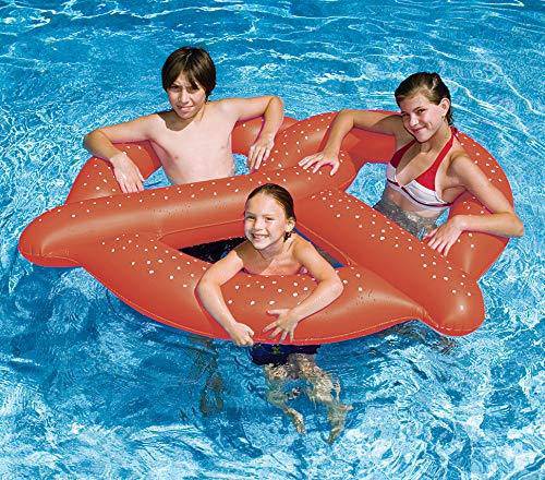 Swimline Giant Pretzel Swim Fun Inflatable Floating Seat, 1-Pack