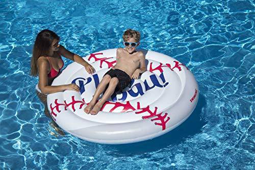 Swimline Inflatable Baseball Ride-On Pool Float