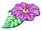 Swimline Inflatable Hibiscus Flower Pool Float Purple, 70"