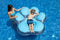 Swimline Inflatable Pawprint Island Pool Float, Blue