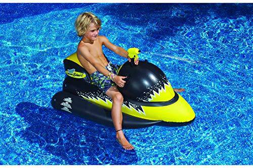 Swimline Lasershark Wet-Ski Squirter Black/Yellow, 51"/26"/25"