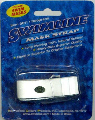 Swimline Neoprene Mask Strap Long Wearing 100% Natural Rubber