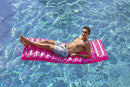 Swimline Retro Inflatable Pool Mattress, Pink, 73.25"" x 27"" x 6.6"""