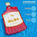 Swimline Rum Runner Pool Island, Red, 105 x 54 inches