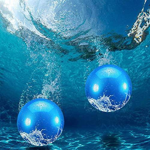 Swimming Float Toy Balls - Ball Game for Pool Inflatable Underwater Pool Ball with Hose Adapter Diving and Pool Games for Teens Kid or Adults