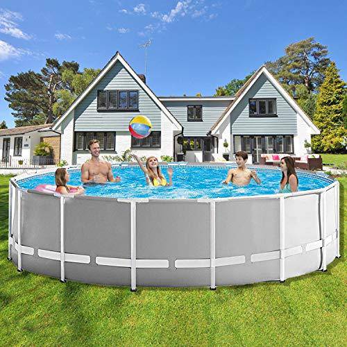 10 Inch Pool Swimming Pool - 10 ft x 30 in Round Metal Framed Above Ground Swimming