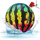 Swimming Pool Ball,9 Inches Water Injection Ball with Water Injector，Inflatable Ball for Under Water Passing, Buoying, Dribbling, Diving Pool Game Summer Gifts for Teen Adult…