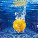 Swimming Pool Ball, Ball Game for Pool 9 Inch Ball Fills with Water Inflatable Pool Ball with Hose Adapter for Underwater Passing Dribbling Diving Water Pool Games for Teens Adults