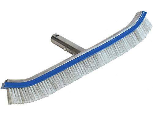 Swimming Pool Deluxe 18" Alum Back Combo Brush Wall Tile Cleaning Scrub