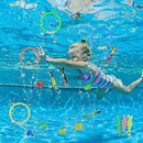 Swimming Pool Diving Toys Pool Training Toys,Pool Rings,Dive Sticks,Shark Toys Summer Dive Pool Toy for Kids Boys and Girls