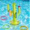 Swimming Pool Inflatable Ring Toss Game Set Floating Pool Toys Outdoor Beach Party Supplies