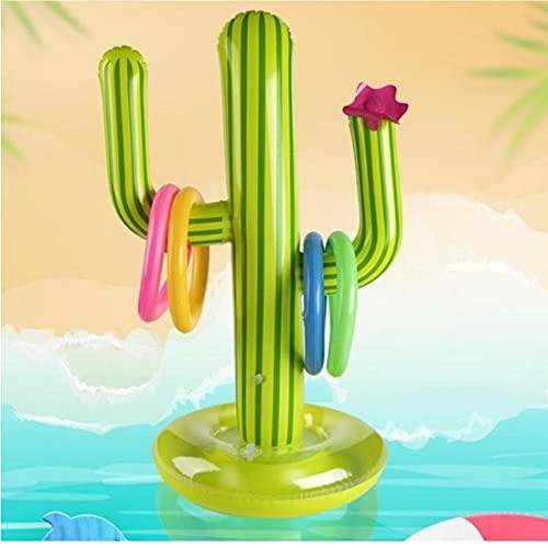 Swimming Pool Inflatable Ring Toss Game Set Floating Pool Toys Outdoor Beach Party Supplies