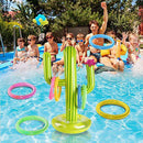 Swimming Pool Ring Toss Games Inflatable Pool Toys (Color)