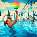 Swimming Pool Toy Ball Underwater passing toy ball Used for pool games, beach parties, exercise toys (as shown)