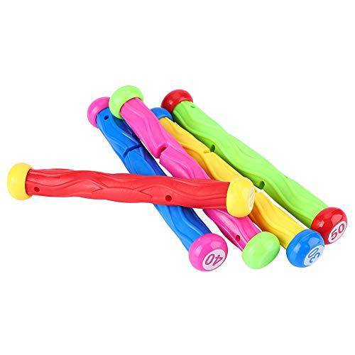 Swimming Pool Toys - 5pcs Children Underwater Training Swimming Pool Toy Set Diving Stick Toys for Kids Teens