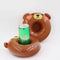 Swimming pool toys,inflatable toys,pool party,inflatable drinks holder,2pcs Cute Bear Inflatable Cup Holder for Pool Float Drink Holder Boat Beer Holder Swimming Ring Bar Tray Bathing Toys Mengheyuan
