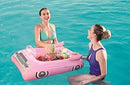 Swimming pool toys,inflatable toys,pool party,inflatable drinks holder,2pcs Large Inflatable Car/Disk Player Ice Bar Floating Can Drink Cup Holder Beverage Water Tray Ice Bucket Pool Floats Mengheyuan