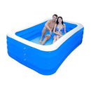 Swimming Pools Above Ground Family Interaction Summer Water Party Kids Adults Swimming Pools Suitable 1-8 Peoples (Size : B:305x178x78cm)