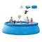 Swimming Pools Oversize Design 1-8 People Use, Round Blow up Pool with Pump and Patch Kit, for Adults, Kids, Outdoor, Garden, Backyard (Size : A 144x30 inch)