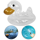 Swimming Ring Inflatable Rubber Large Floating Water Toys Duck for Children for 3 8Years Old