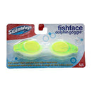 SwimWays Fish Face Dolphin Swim Goggles, Colors May Vary