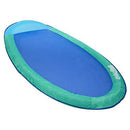 SwimWays Spring Float Inflatable Pool Lounger with Hyper-Flate Valve, Aqua