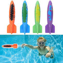 T-Day Children Swimming Toy,Children Diving Toy,4Pcs PVC Children Diving Toys Kid Swim Kid Playing for Swimming Pool Training(Coloer)