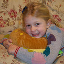 T play Diving Ring Variety Dive Stick Colorful Dive Ring Numbered Diving Sticks Durable Pool Dive Toy and Cheeseburger Pillow Fluffy Stuffed Hamburger Pillow Toy Bundle for Kid Girl Boy