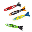 Taowan 4 PCS Underwater Swimming Pool Toys with Shark Shape Durable Long Lasting Portable Easy to Store for Children