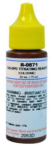 Taylor FAS-DPD Titrating Solution - 3/4 oz. R-0871 6-Pack