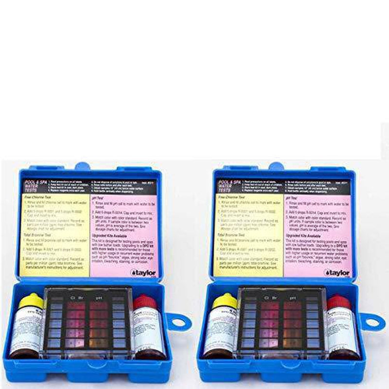 Taylor K-1000 Basic Residential OT DPD Swimming Pool & Spa Test Kit (2 Pack)