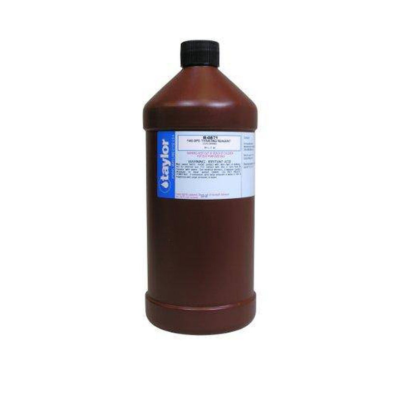 Taylor R0871-F Replacement Pool Reagents FAS-DPD Titrating Reagent - 1 Quart.