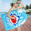 Thickened PVC Inflatable Children's Surfboards, Inflatable Pool Float, Water Swimming Floats, Water Skis, Inflatable Children's Water Toys, Blue