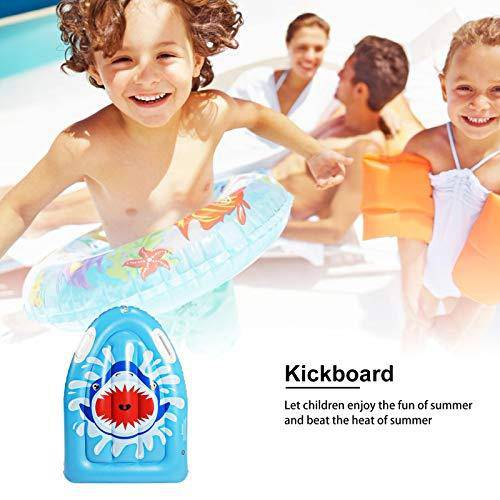 Thickened PVC Inflatable Children's Surfboards, Inflatable Pool Float, Water Swimming Floats, Water Skis, Inflatable Children's Water Toys, Blue