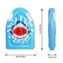 Thickened PVC Inflatable Children's Surfboards, Inflatable Pool Float, Water Swimming Floats, Water Skis, Inflatable Children's Water Toys, Blue