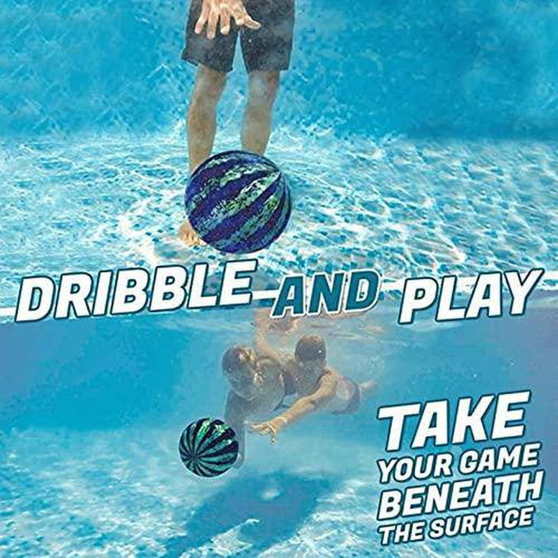 TIANMING Pool Toys - 2PC Fruit Water Ball Combo Pack - Pool Ball for Under Water Passing, Dribbling, Diving - Swimming Pool Game for Teens, Kids, or Adults