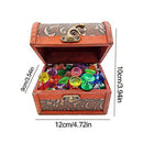 Tinello Dive Gem Pool Toy Diamonds Set with 1 Treasure Box Swimming Diving Toy Underwater Diving Game Toys Pirate Treasure Box Toys for Kids Adults Summer Pool Party Accessories Appealing