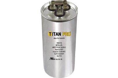 Titan TRCFD405 Dual Rated Motor Run Capacitor Round MFD 40/5 Volts 440/370