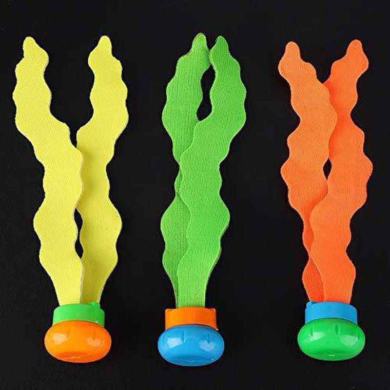 Tmtop 3pcs Children Pool Swimming Diving Seaweed Toys Swim Bath Training Water Toys