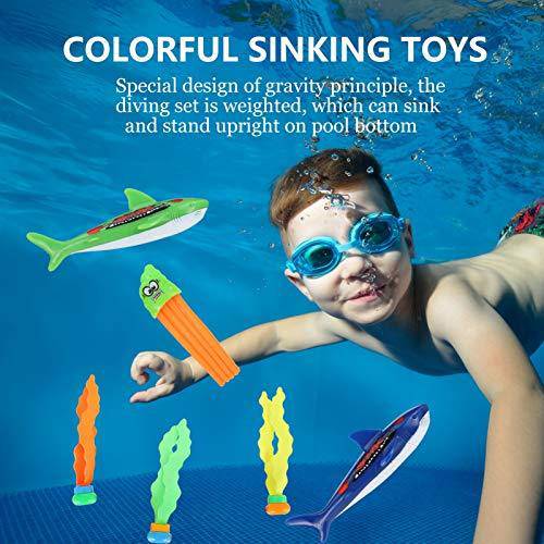 Toddmomy 1 Set Swimming Diving Toys Summer Fun Underwater Toys Sinking Swimming Pool Toy