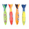 Tongina 8Pcs Plastic Digital Diving Sticks Shark Torpedo Kids Underwater Toy Set