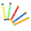 Tongina Pack of 19 Colorful Plastic Diving Rings Sticks Kids Underwater Game Toy Set