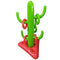 Topwon 6 Piece Inflatable Cactus Ring Toss Game Set Floating Swimming Ring Toss