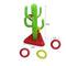 Topwon 6 Piece Inflatable Cactus Ring Toss Game Set Floating Swimming Ring Toss
