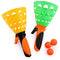 TOSSPER 1set Children Throwing and Catching Ball Set Outdoor Sports Games Toys Parent-Child Interactive Catch Ball Toy