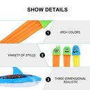 TOYANDONA 1 Set Summer Fun Underwater Swimming Diving Pool Toy Torpedo Bandits Octopus Shark Jellyfish Seaweed Under Water Games Training Gift for Kids Boys Girls