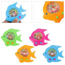 TOYANDONA 10pcs Water Ring Toss Toy Fish Shaped Ring Hoop Toss Game Kids Children Arcade Mini Water Ring Game Beach Toys Party Favors Random Color