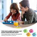 TOYANDONA 10pcs Water Ring Toss Toy Fish Shaped Ring Hoop Toss Game Kids Children Arcade Mini Water Ring Game Beach Toys Party Favors Random Color