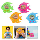 TOYANDONA 10pcs Water Ring Toss Toy Fish Shaped Ring Hoop Toss Game Kids Children Arcade Mini Water Ring Game Beach Toys Party Favors Random Color